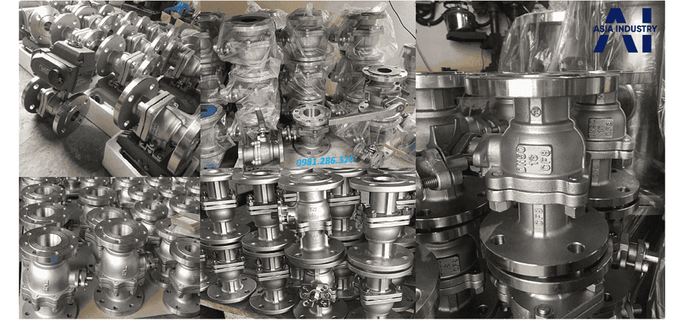 Van bi inox mặt bích DN200 4