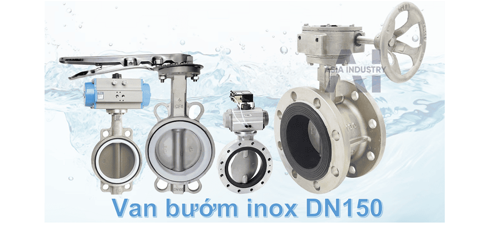 van bướm inox DN150 1