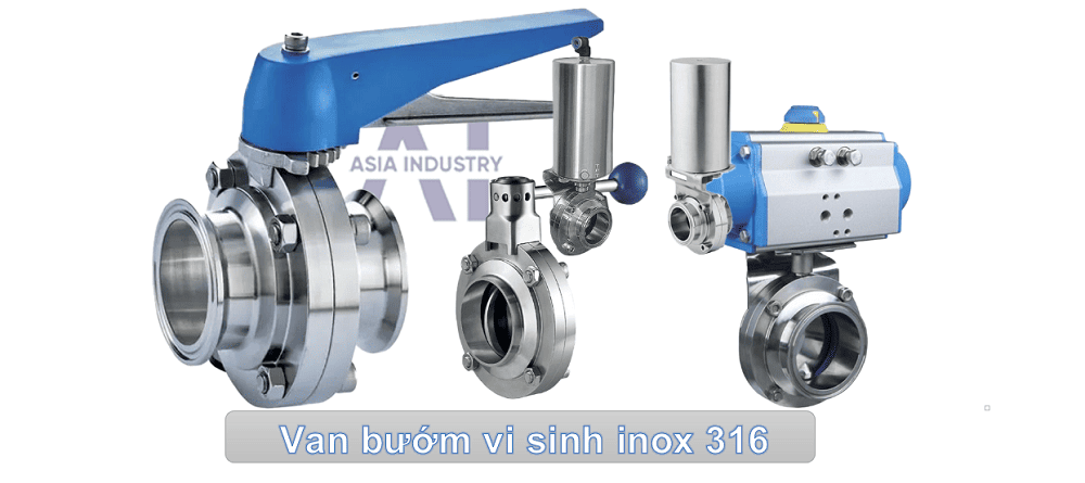 Van bướm vi sinh inox 316 1