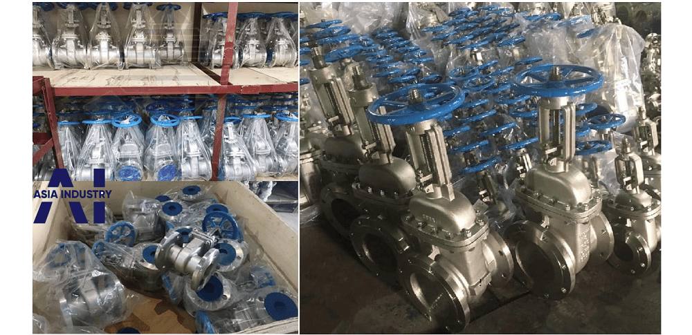 van cổng inox DN200 2
