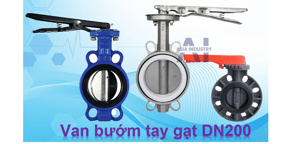 van bướm tay gạt DN200 1