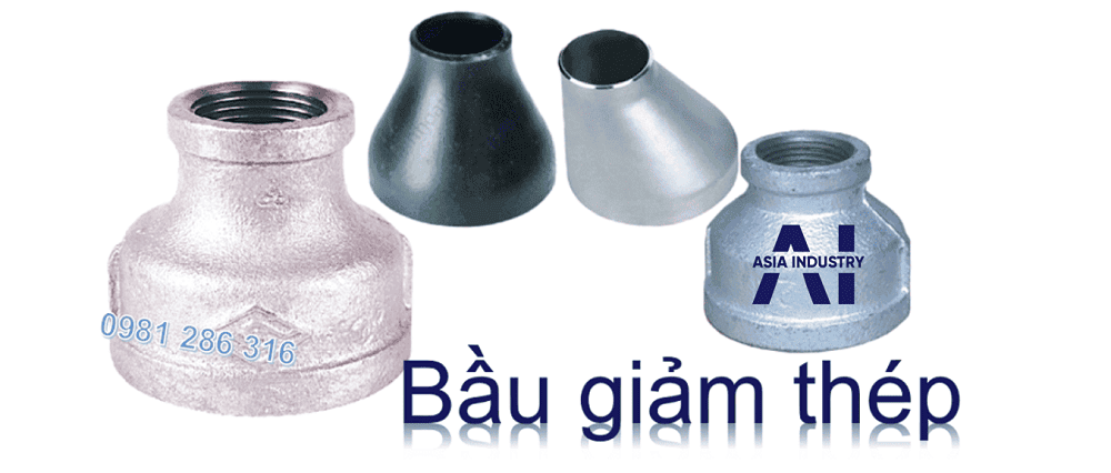 Bầu giảm thép 1 
