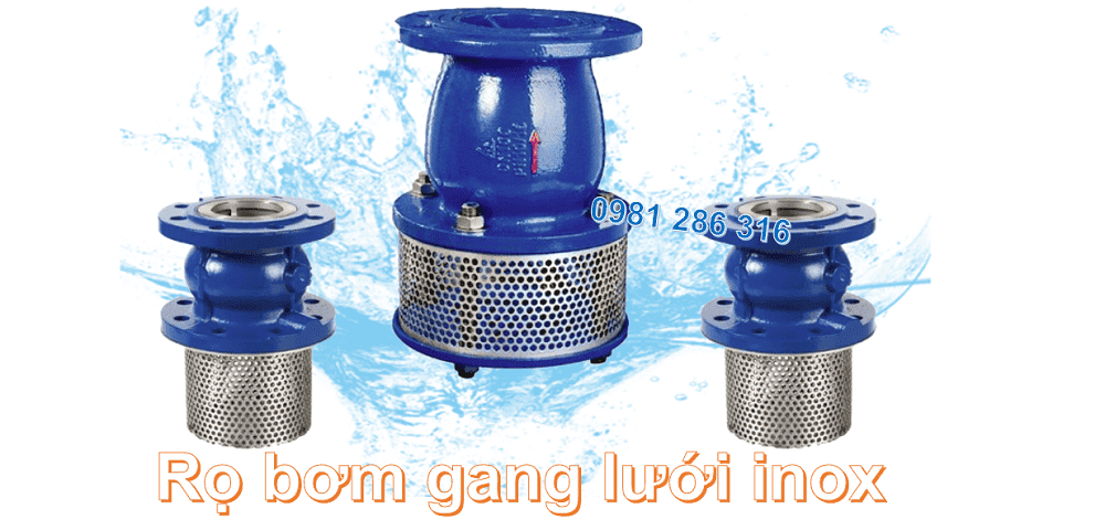 rọ bơm gang lưới inox 1