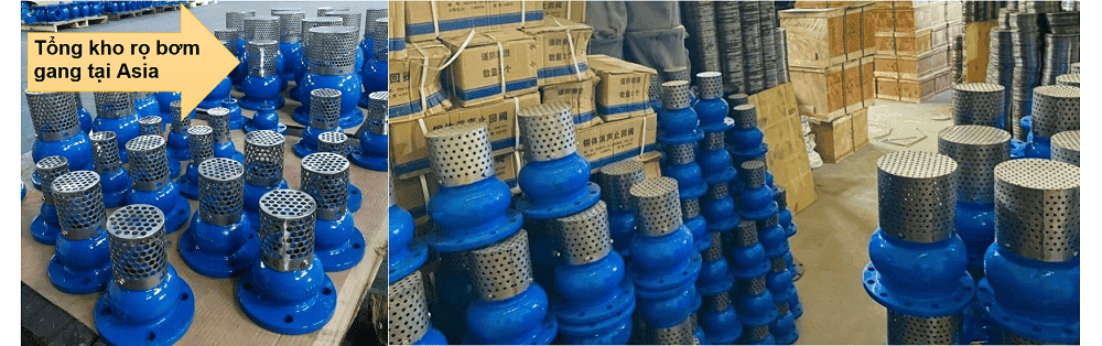 rọ bơm gang lưới inox 3