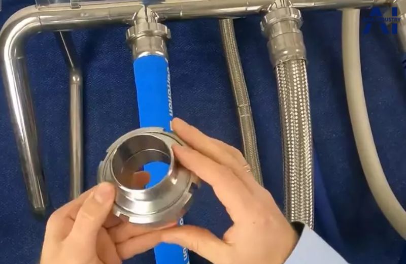 Rắc co inox – kết nối linh hoạt cho hệ thống nước, hơi, khí nén và hóa chất