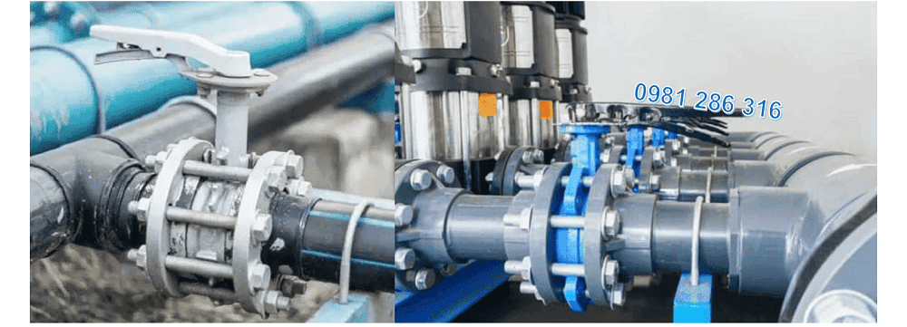 van bướm tay gạt DN100 1