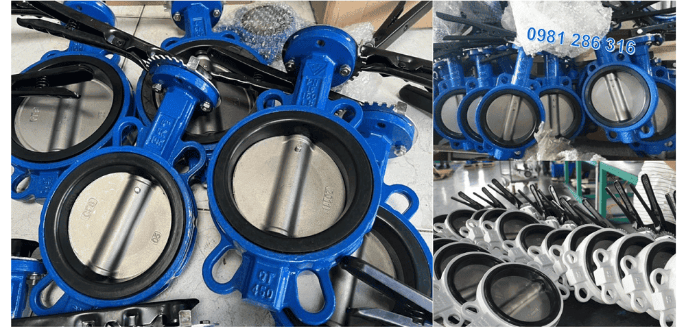 van bướm tay gạt DN100 3