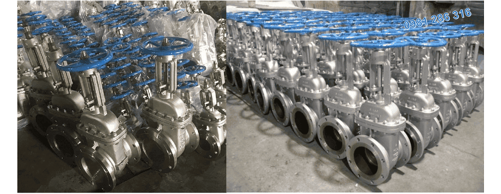 van cửa inox DN300 3