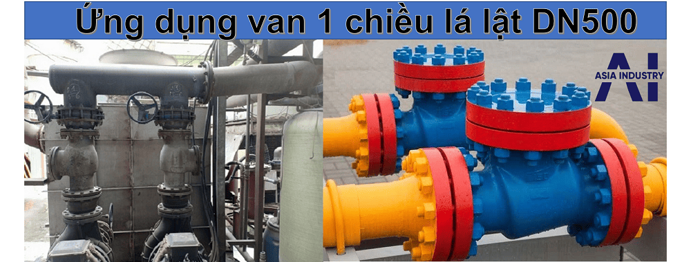 van một chiều lá lật DN500 1