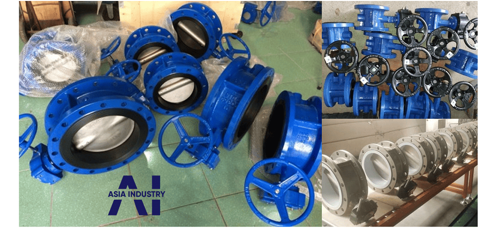 Van bướm tay quay mặt bích 1
