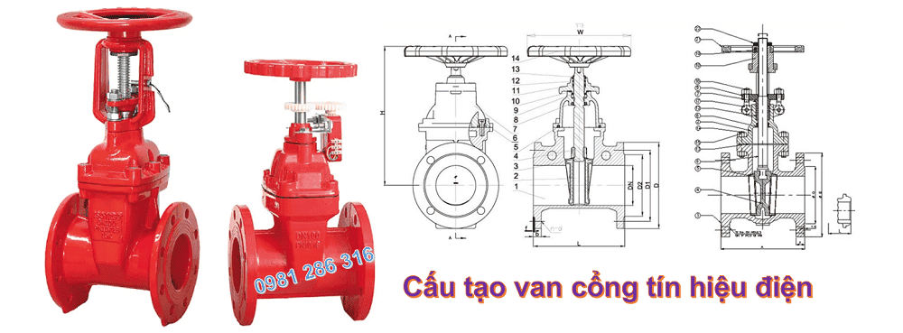 van cổng tín hiệu điện 1