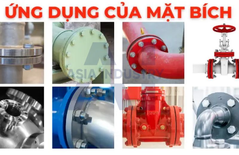 Mặt bích inox được ứng dụng rộng rãi trong công nghiệp