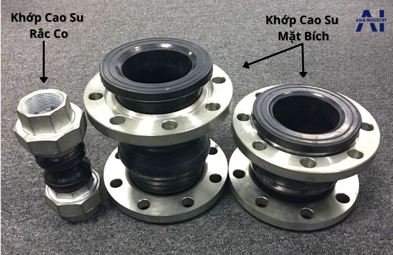 Phân loại khớp nối cao su theo kiểu kết nối 