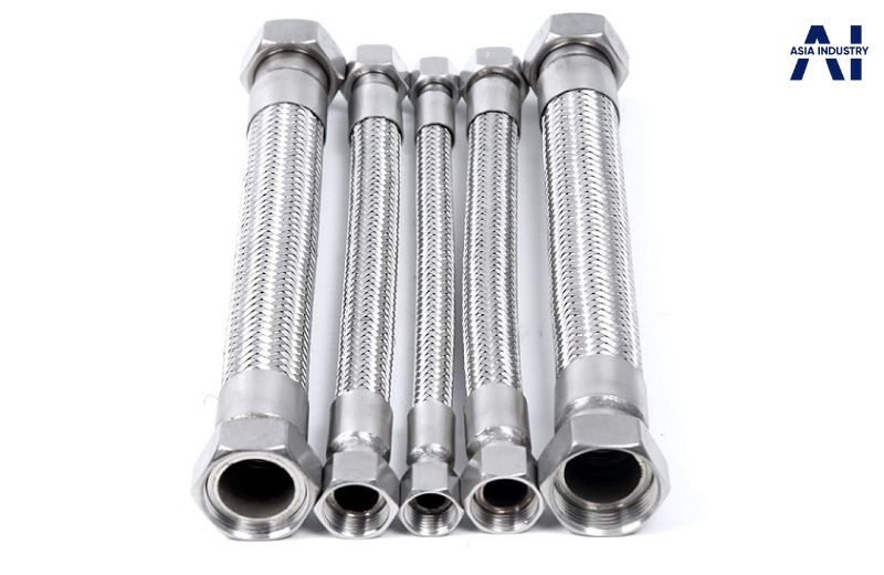 Khớp nối mềm inox ren – Nhỏ gọn, dễ lắp đặt.