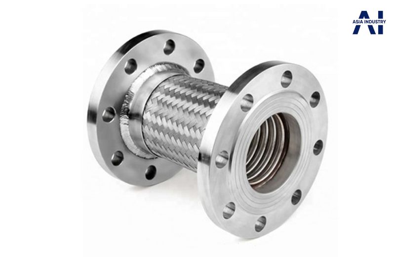 Khớp nối mềm inox kết nối ống bằng bích hoặc ren – lắp đặt linh hoạt