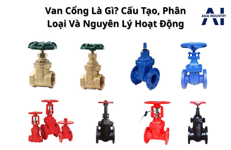 Tổng hợp các loại van cổng, cấu tạo, ứng dụng và nguyên lý hoạt động