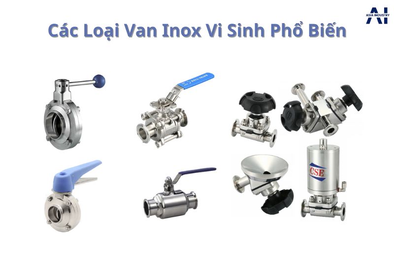 Tổng hợp các loại van inox vi sinh phổ biến