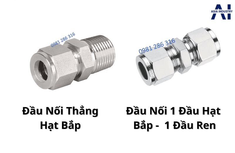 Đầu nối inox 316 – kết nối ống chắc chắn, vận hành ổn định.
