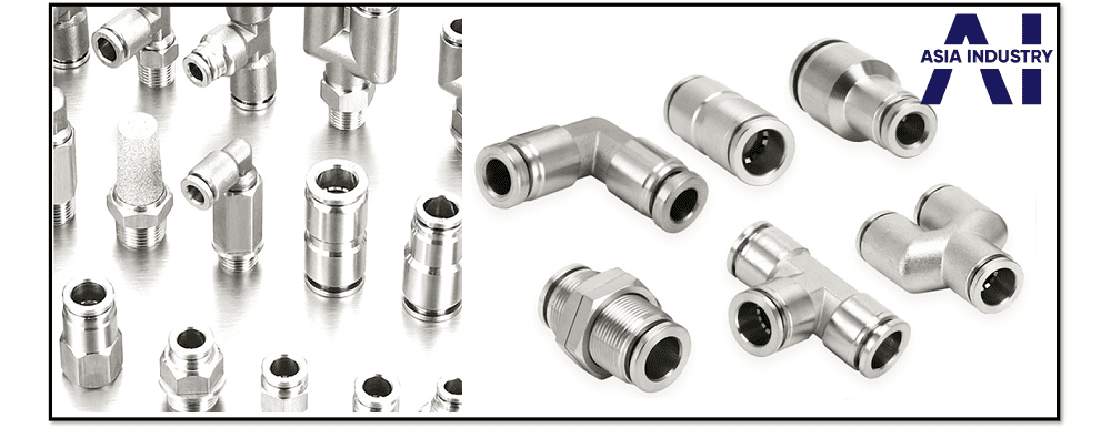 đầu nối inox chữ T xiết ống 3 đầu 4