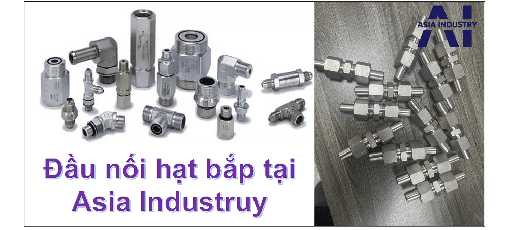 đầu nối thẳng hạt bắp hai đầu nối hàn 6