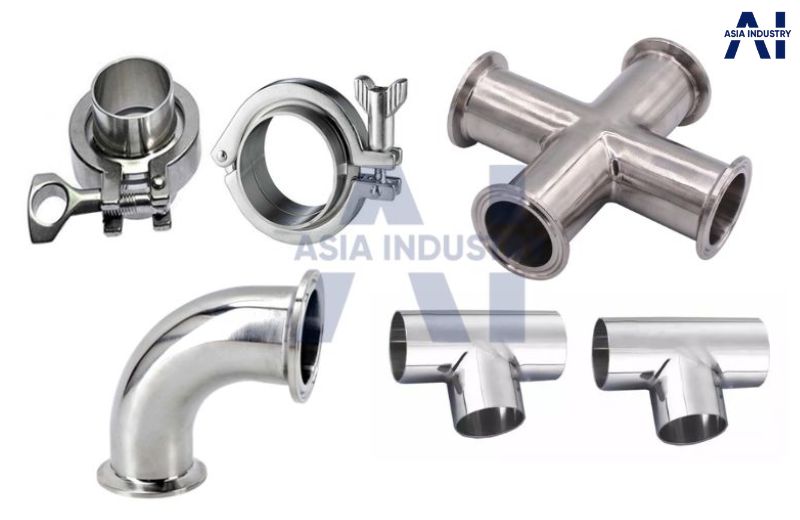 Inox vi sinh 304 – 316: Chống ăn mòn vượt trội, bề mặt siêu sạch, chuẩn cho ngành thực phẩm và dược phẩm.