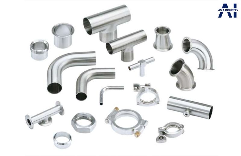 Phụ kiện inox vi sinh: Kết nối chuẩn sạch, bền chắc cho mọi dây chuyền sản xuất.