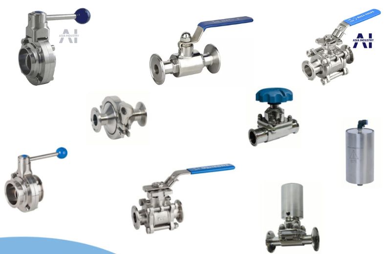 Van inox vi sinh: Điều khiển dòng chảy sạch, an toàn và chuẩn vệ sinh.