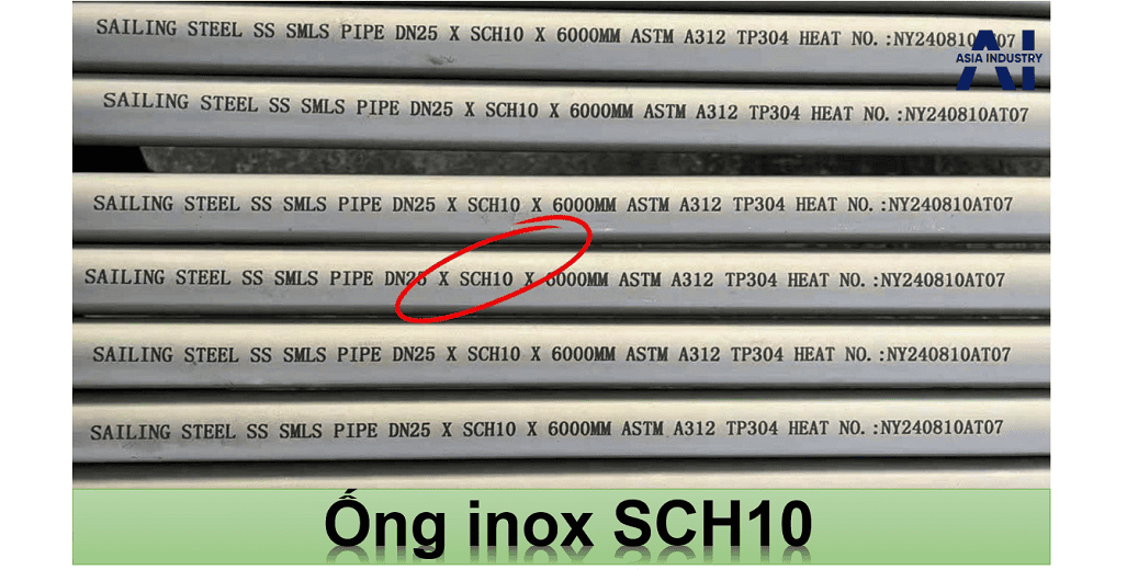 ống inox sch10 1