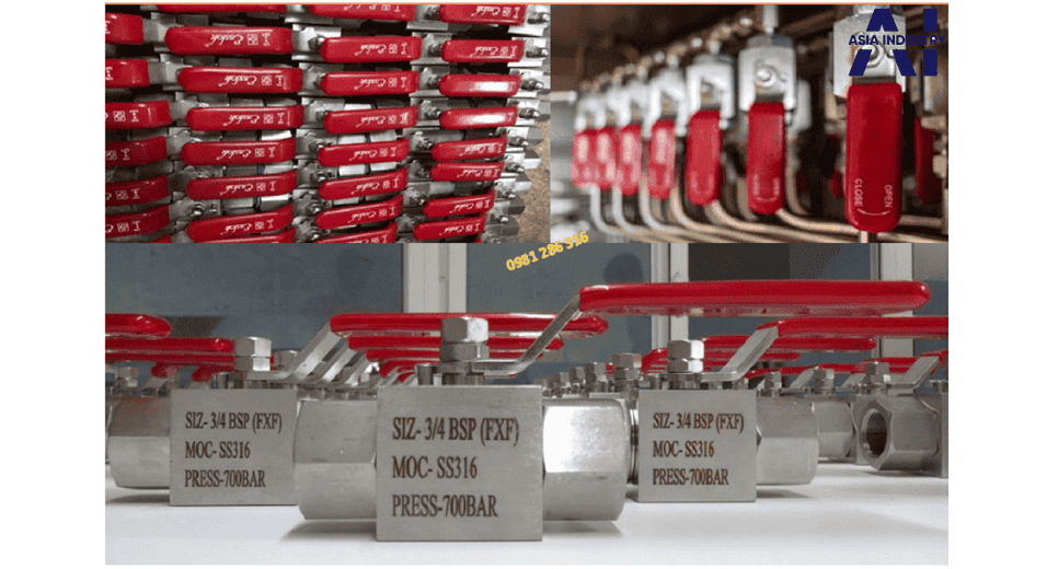 Van bi 2 đầu hạt bắp phi 6 3 Van bi 2 đầu hạt bắp phi 6 3