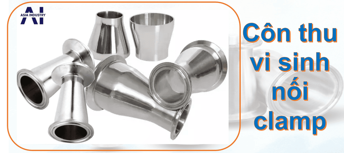 Côn thu vi sinh nối clamp 1