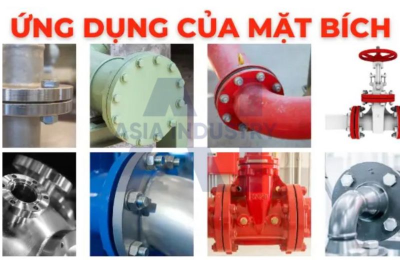Mặt bích được ứng dụng rộng rãi trong công nghiệp