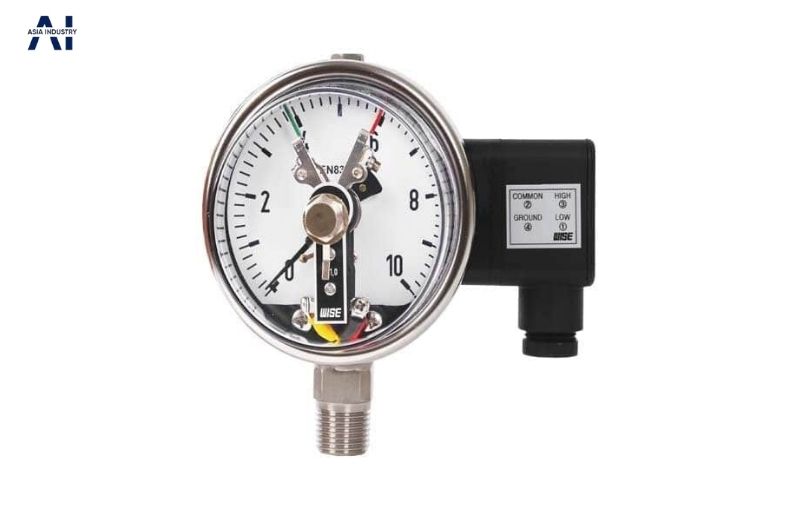 Các loại đồng hồ đo áp suất phổ biến nhất hiện nay 9 dong ho ap suat 3 kim dieu khien tu dong may bom