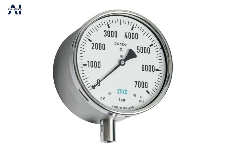 Các loại đồng hồ đo áp suất phổ biến nhất hiện nay 8 dong ho ap suat cao dung trong he thong thuy luc cong nghiep