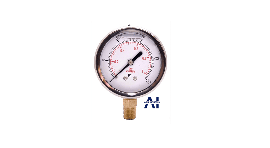 Đồng hồ áp suất có dầu 5
