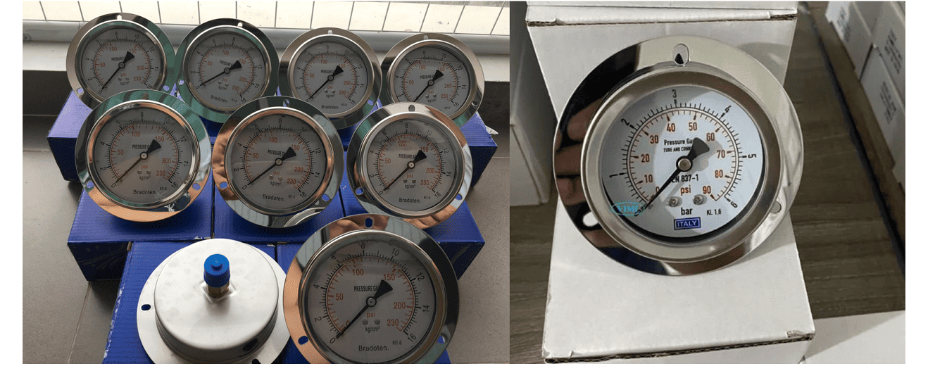 Đồng hồ đo áp suất chân sau 3