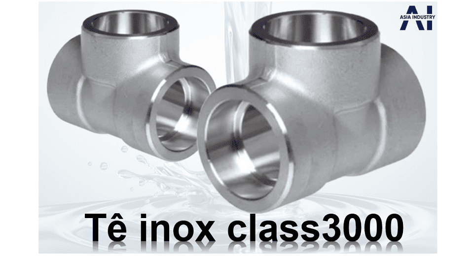 Tê inox class3000 1